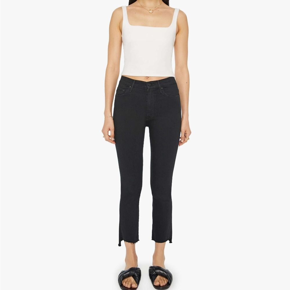 Mother the inaider crop Jeans  two step fray not guilty